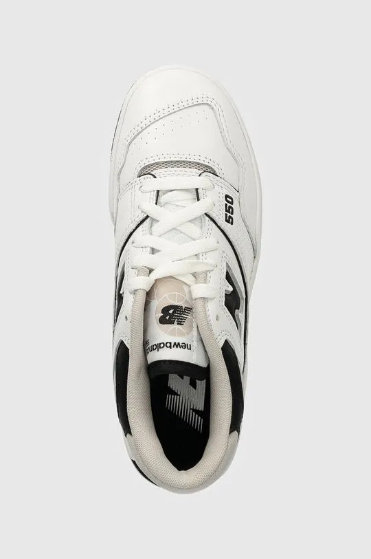 New Balance leather sneakers 550 white color BB550ESI