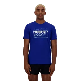 New Balance Men's NYC Marathon Finisher Graphic Royal T-Shirt