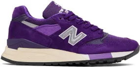 New Balance Purple Made in USA 998 Sneakers