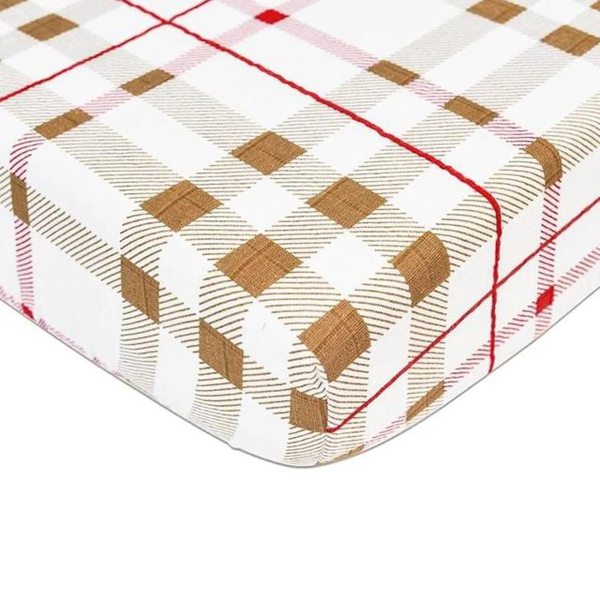 Newcastle Classics Muslin Crib Sheet - Plaid