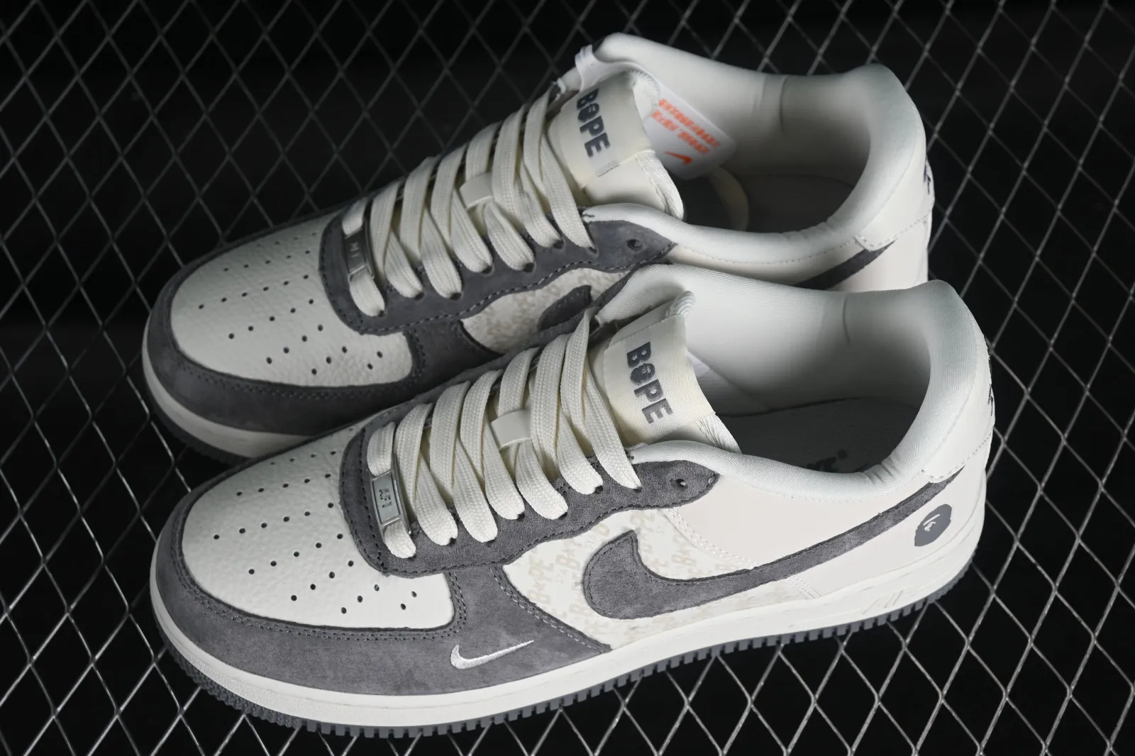 Nike Air Force 1 07 Low BAPE Off White Grey BA8806-846