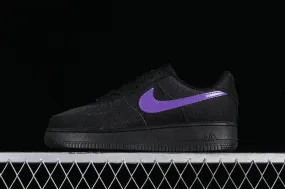 Nike Air Force 1 07 Low Black Purple CW2288-014