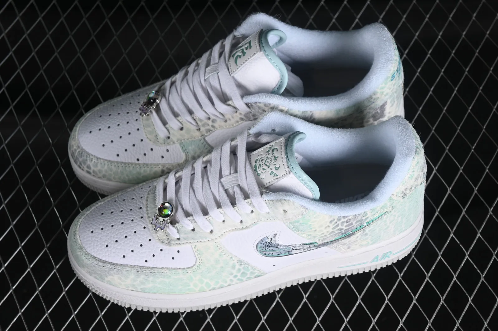 Nike Air Force 1 07 Low CNY White Green Blue FA1232-001