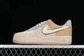 Nike Air Force 1 07 Low Doughnut Kakhi Grey CD1221-888