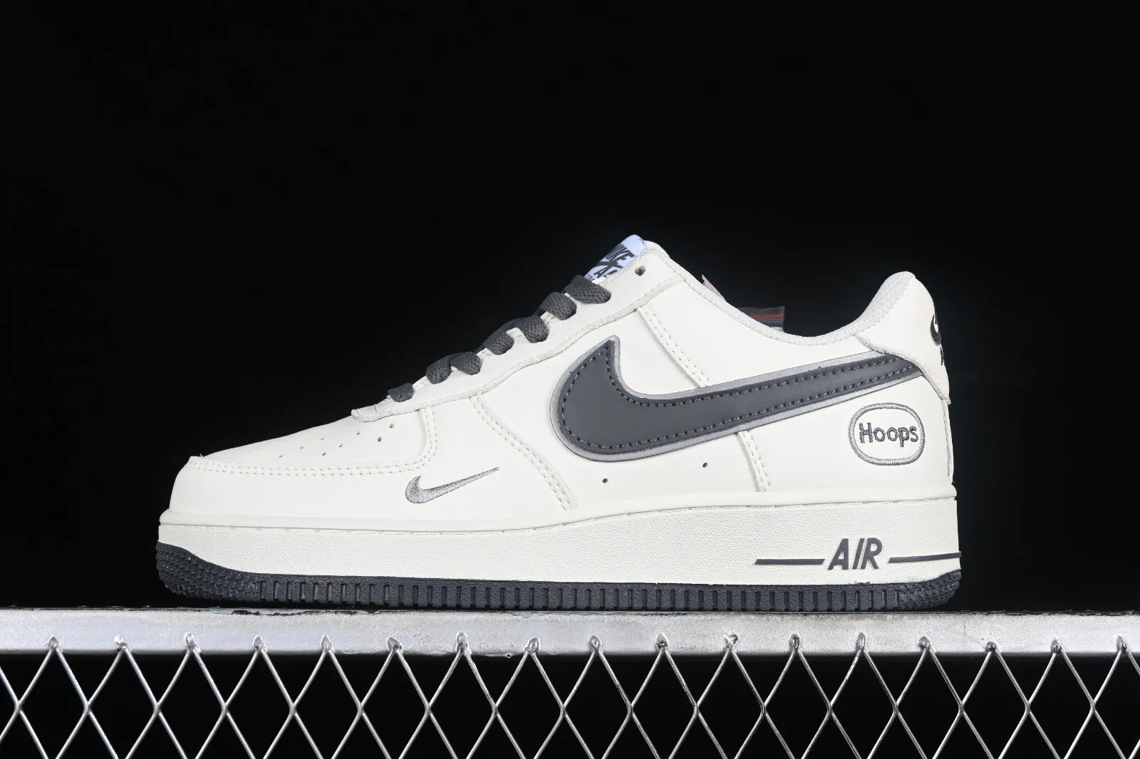 Nike Air Force 1 07 Low Hoops Off White Dark Grey HP2369-010