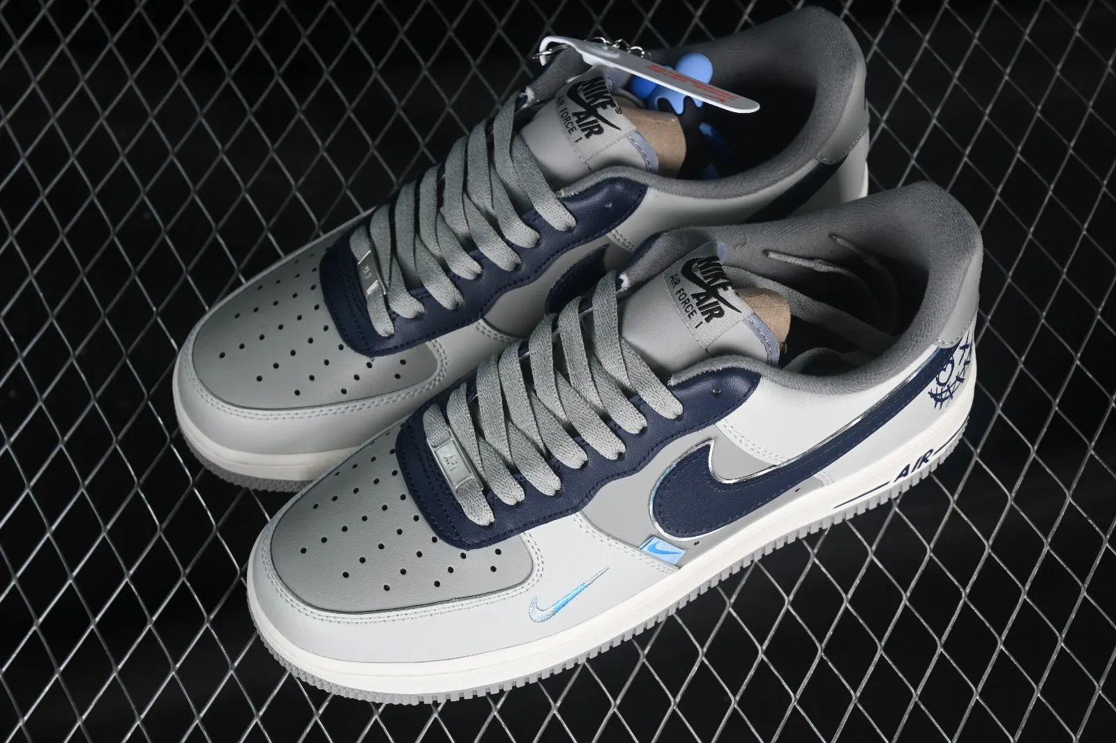 Nike Air Force 1 07 Low Joker Grey Dark Blue XL2312-222