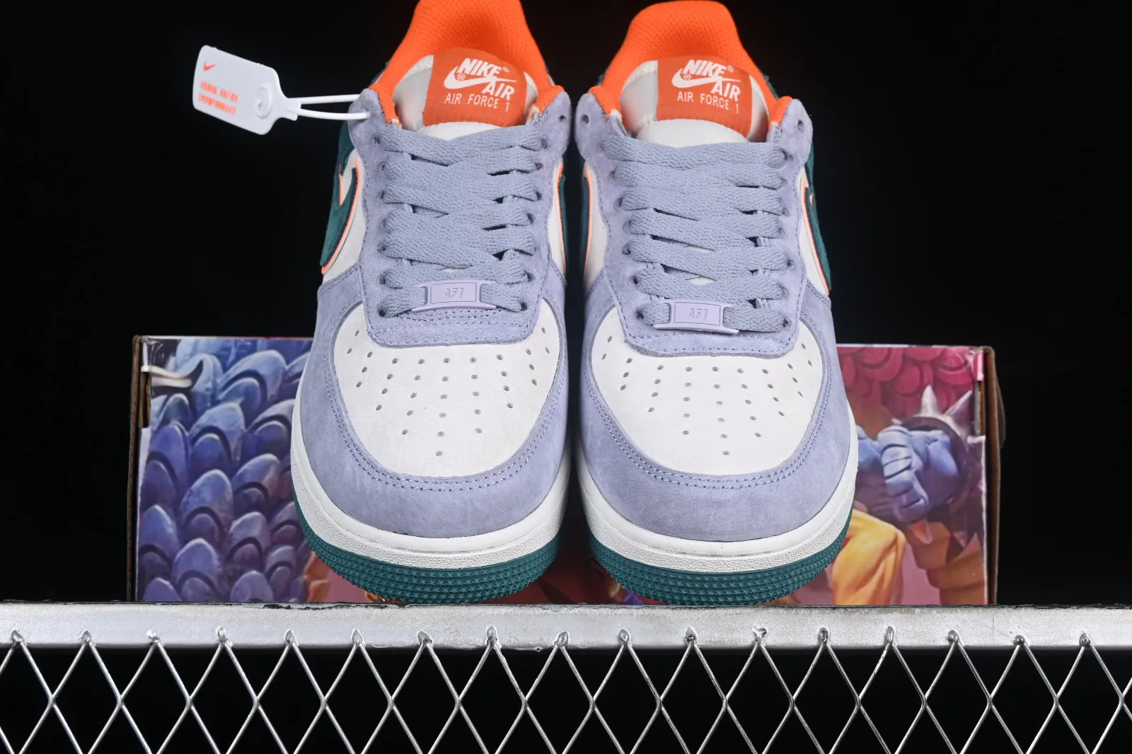 Nike Air Force 1 07 Low Suede Green Orange Blue LF8989-888