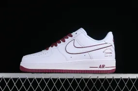 Nike Air Force 1 07 Low Sushi Club White Dark Red NS0517-005