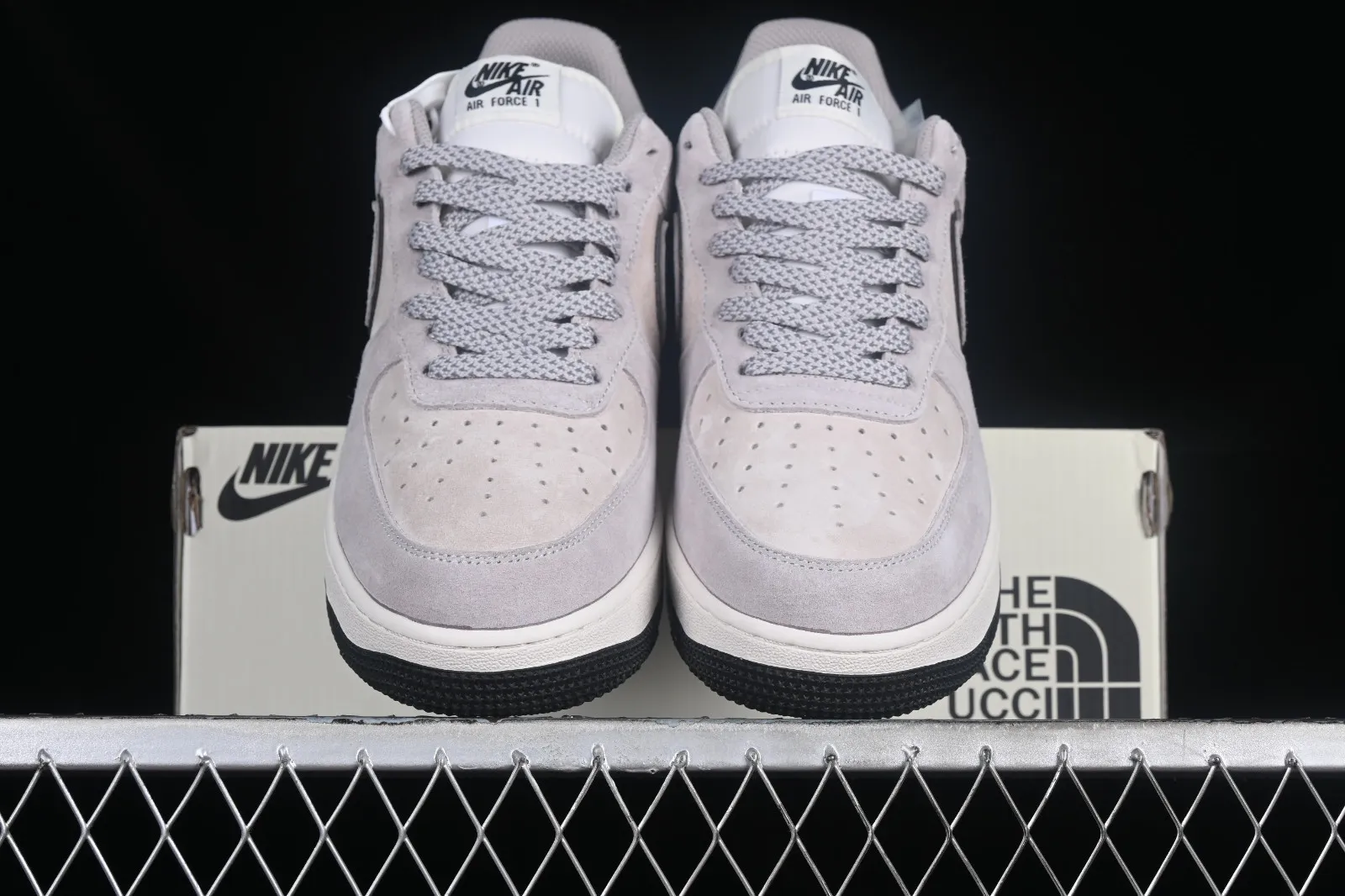 Nike Air Force 1 07 Low The North Face Grey Black HD9999-002