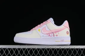 Nike Air Force 1 07 Low White Pink Yellow DV2920-123