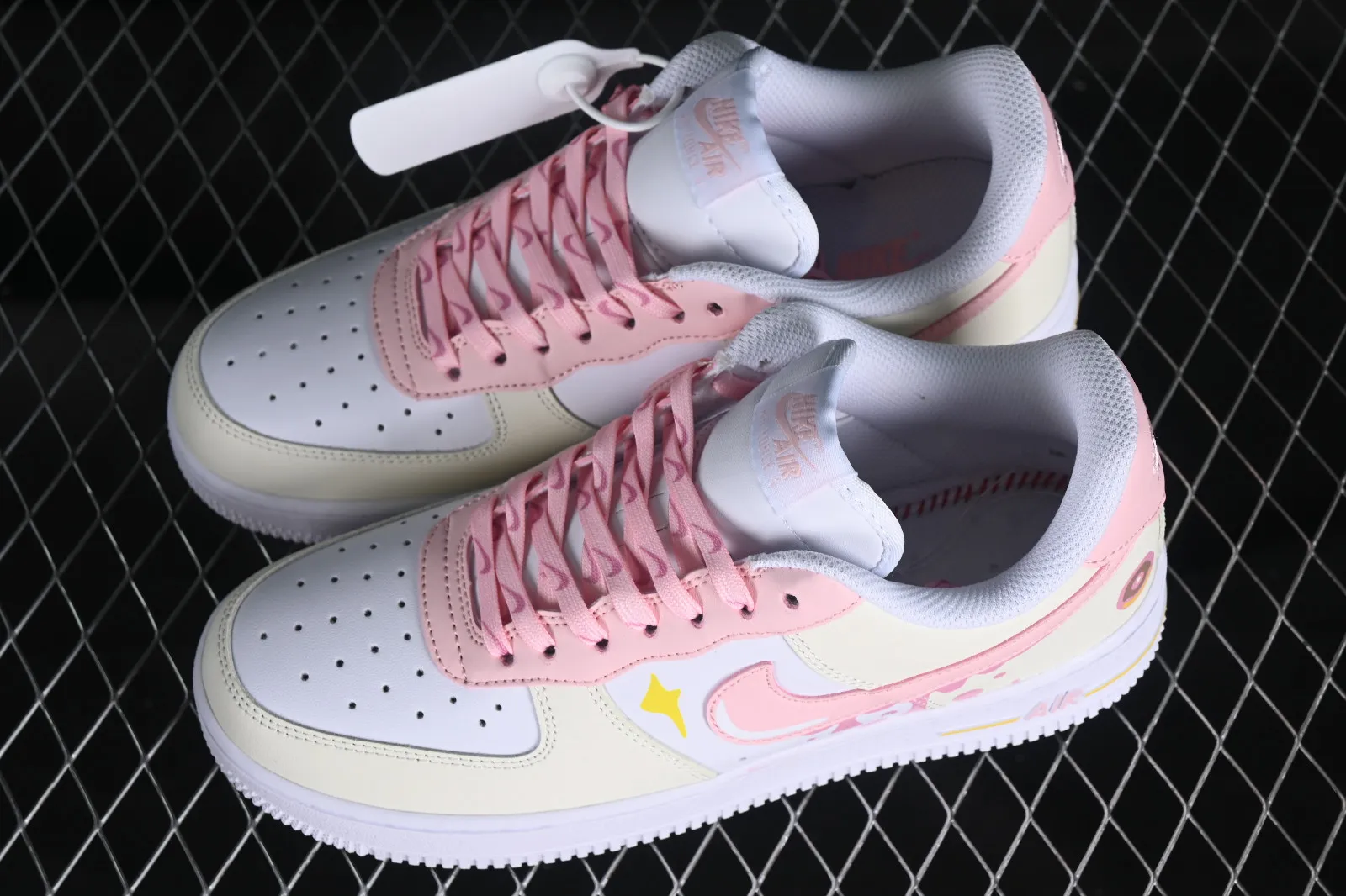 Nike Air Force 1 07 Low White Pink Yellow DV2920-123