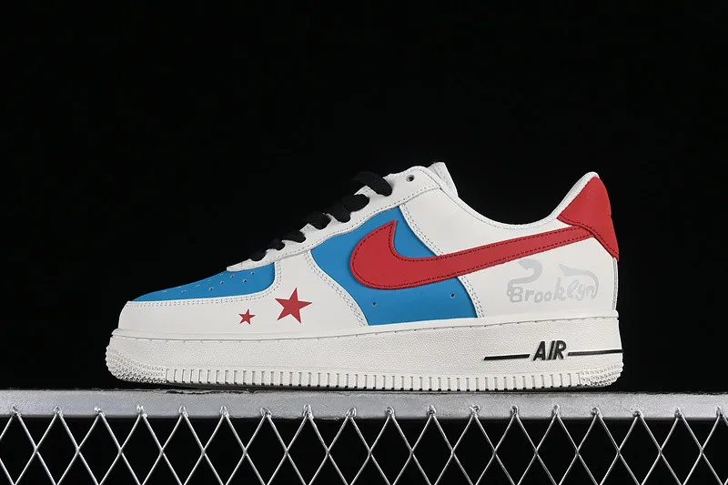 Nike Air Force 1 07 Low White Red Blue Black DM0211-002