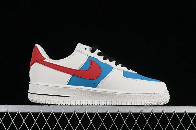 Nike Air Force 1 07 Low White Red Blue Black DM0211-002