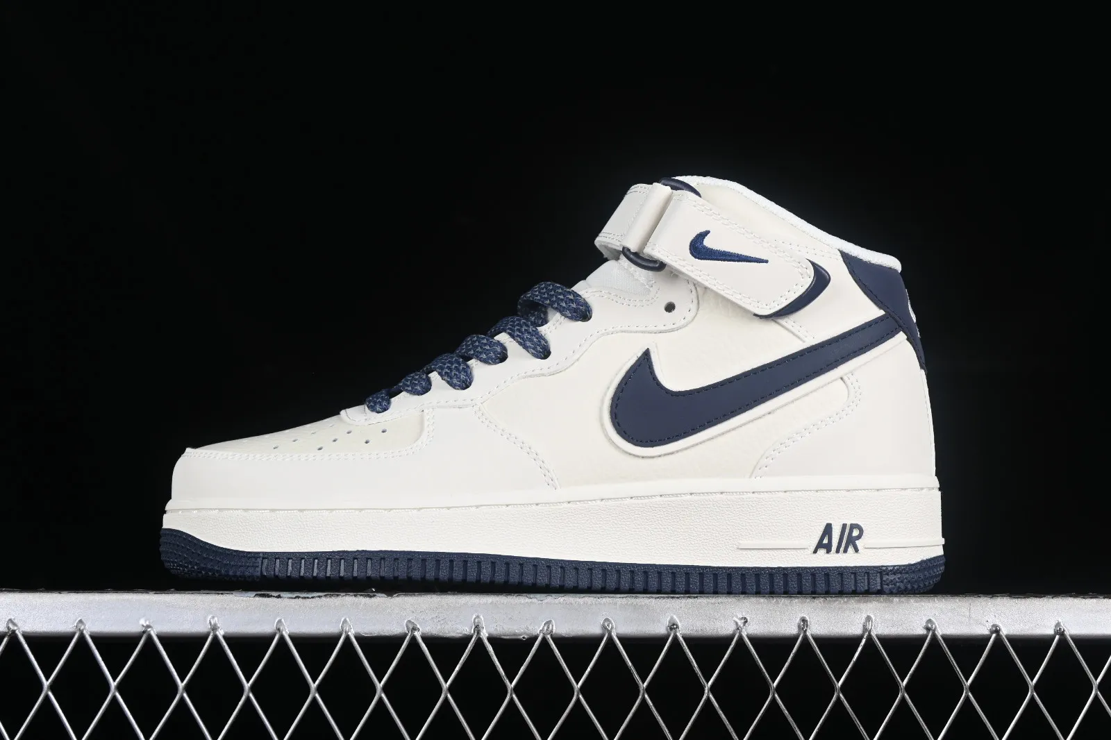 Nike Air Force 1 07 Mid Off White Dark Blue SH0235-566