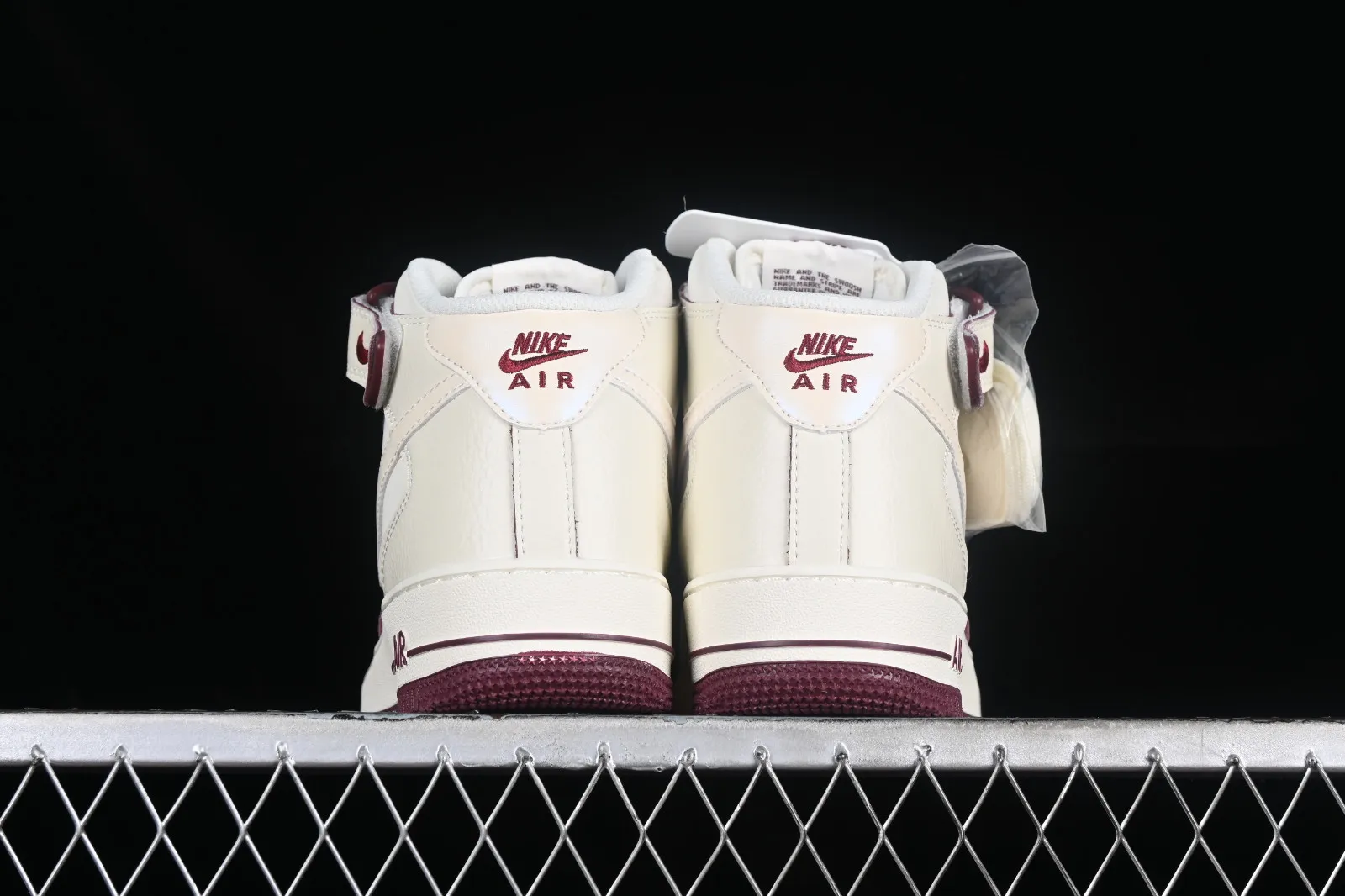 Nike Air Force 1 07 Mid Off White Dark Red SG2356-803