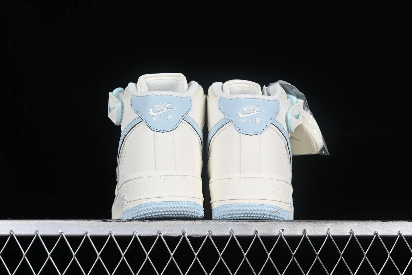 Nike Air Force 1 07 Mid Off White Light Blue SH0235-555