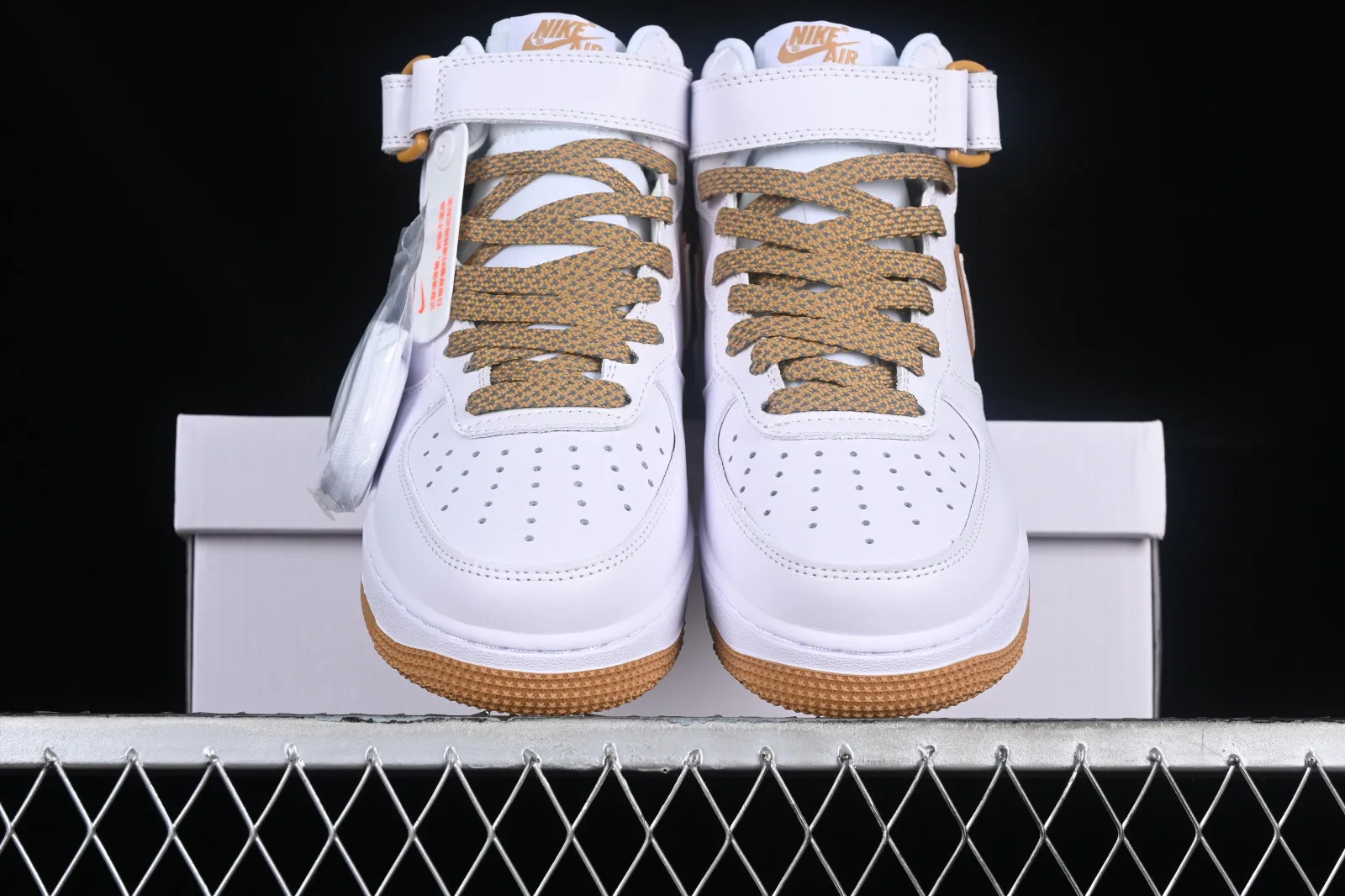 Nike Air Force 1 07 Mid White Yellow WP5623-833