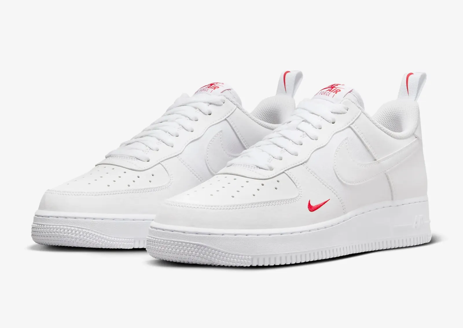 Nike Air Force 1 07 White University Red FZ7187-100