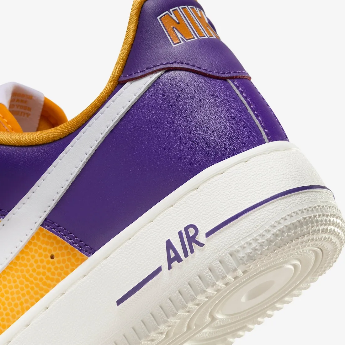 Nike Air Force 1 Low Be True To Her School LSU Court Purple White University Gold Sail FJ1408-500