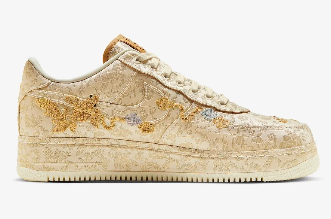 Nike Air Force 1 Low CNY Year of the Dragon Metallic Gold Lilac HJ4285-777