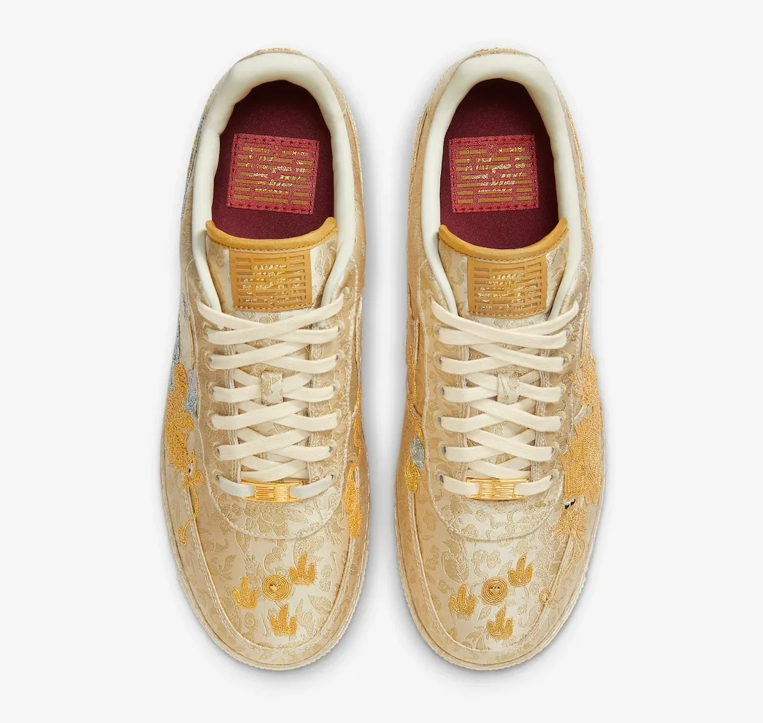 Nike Air Force 1 Low CNY Year of the Dragon Metallic Gold Lilac HJ4285-777