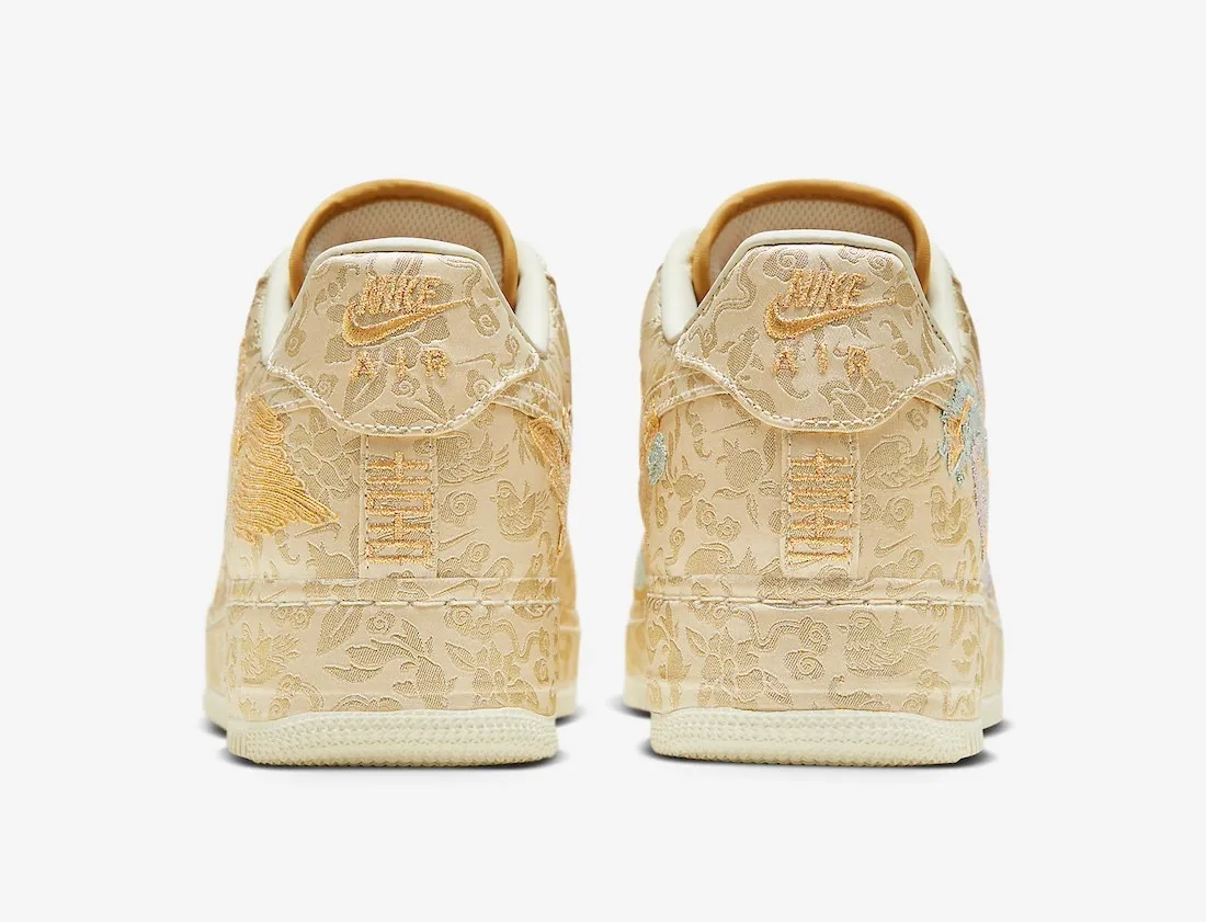 Nike Air Force 1 Low CNY Year of the Dragon Metallic Gold Lilac HJ4285-777