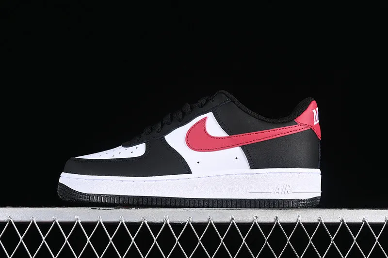 Nike Air Force 1 Low GS Black White Dark Team Red FZ4351-001