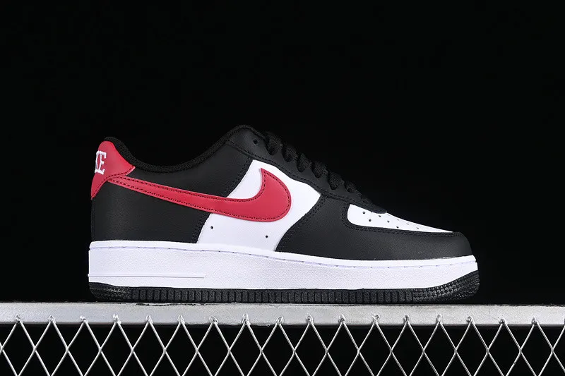 Nike Air Force 1 Low GS Black White Dark Team Red FZ4351-001