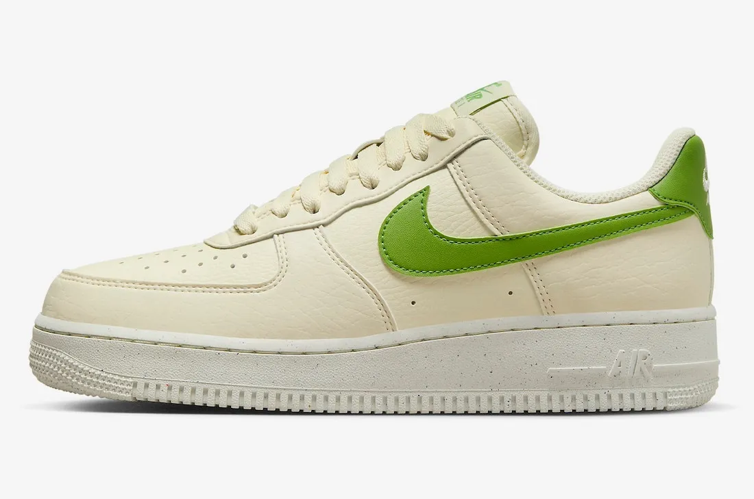 Nike Air Force 1 Low Next Nature Coconut Milk Chlorophyll Sail Volt Black DV3808-102