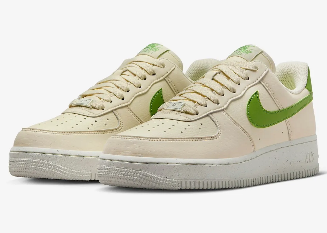 Nike Air Force 1 Low Next Nature Coconut Milk Chlorophyll Sail Volt Black DV3808-102