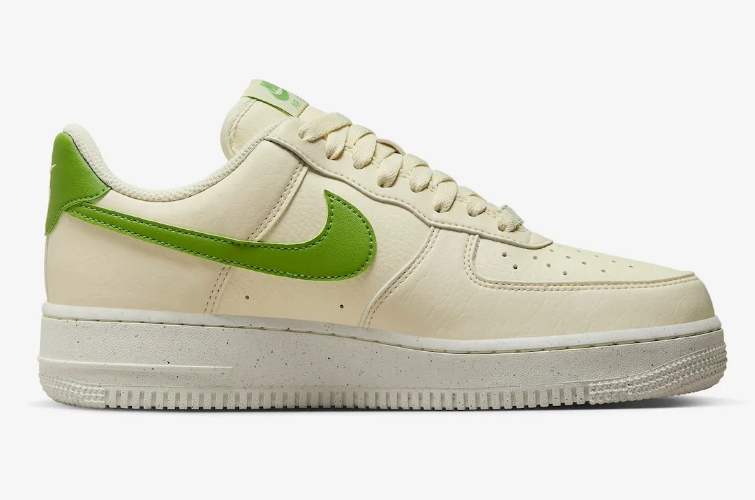 Nike Air Force 1 Low Next Nature Coconut Milk Chlorophyll Sail Volt Black DV3808-102