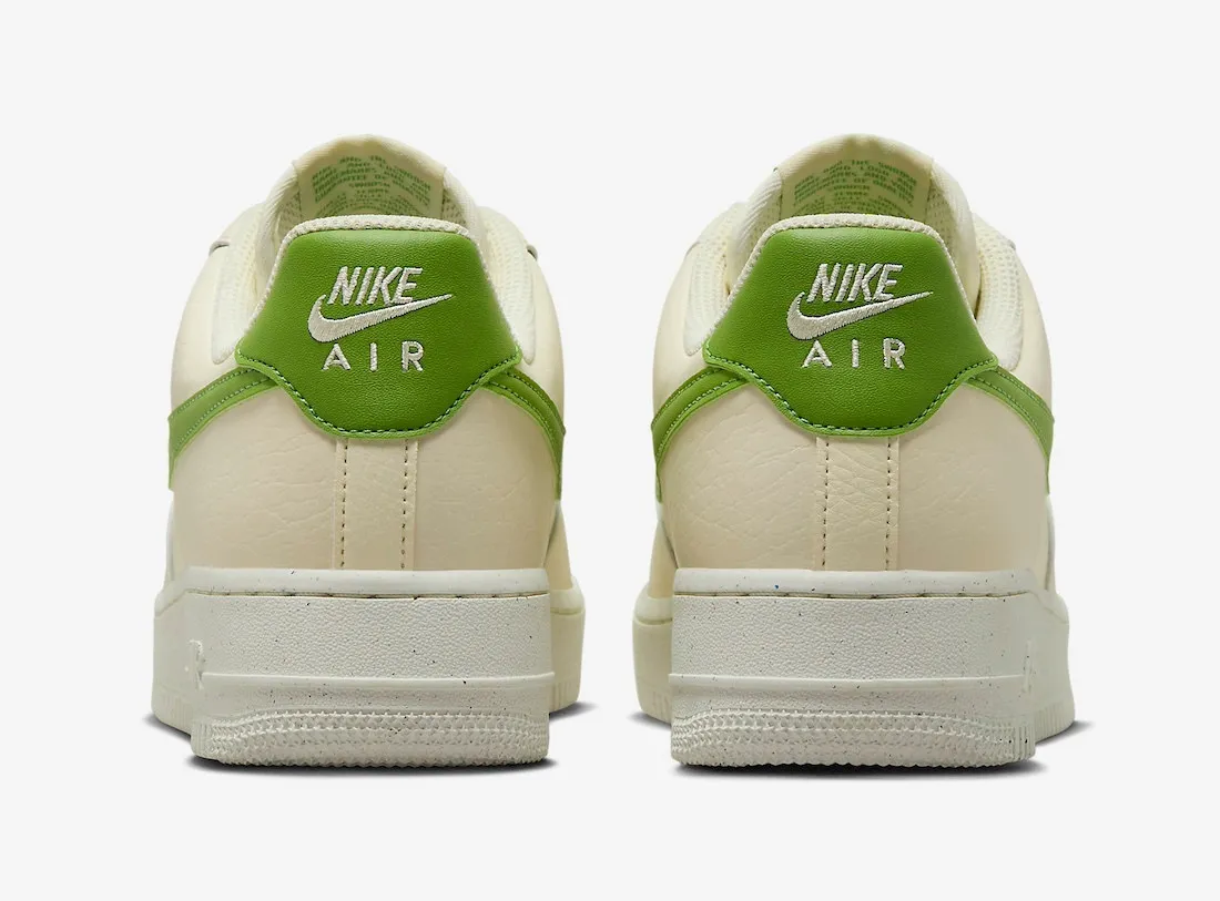 Nike Air Force 1 Low Next Nature Coconut Milk Chlorophyll Sail Volt Black DV3808-102