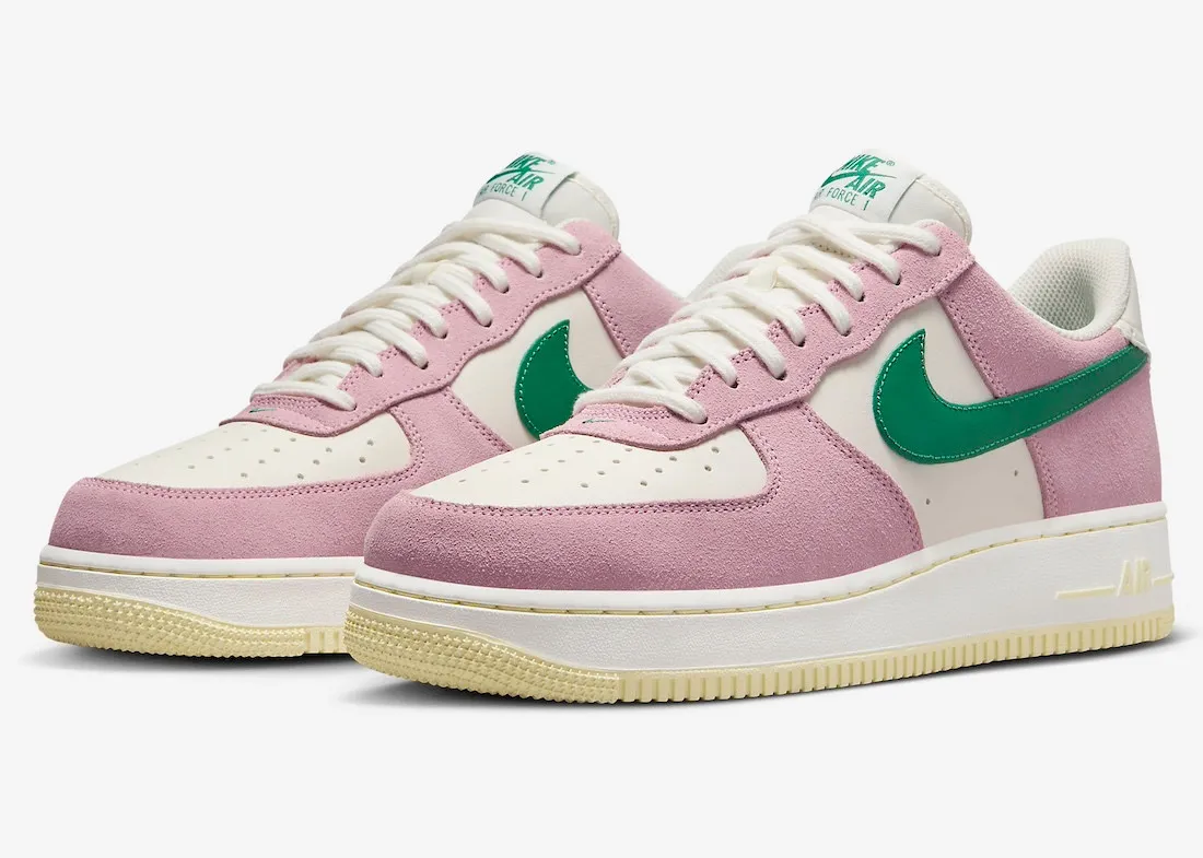 Nike Air Force 1 Low Soft Pink Sail Malachite Alabaster FV9346-100