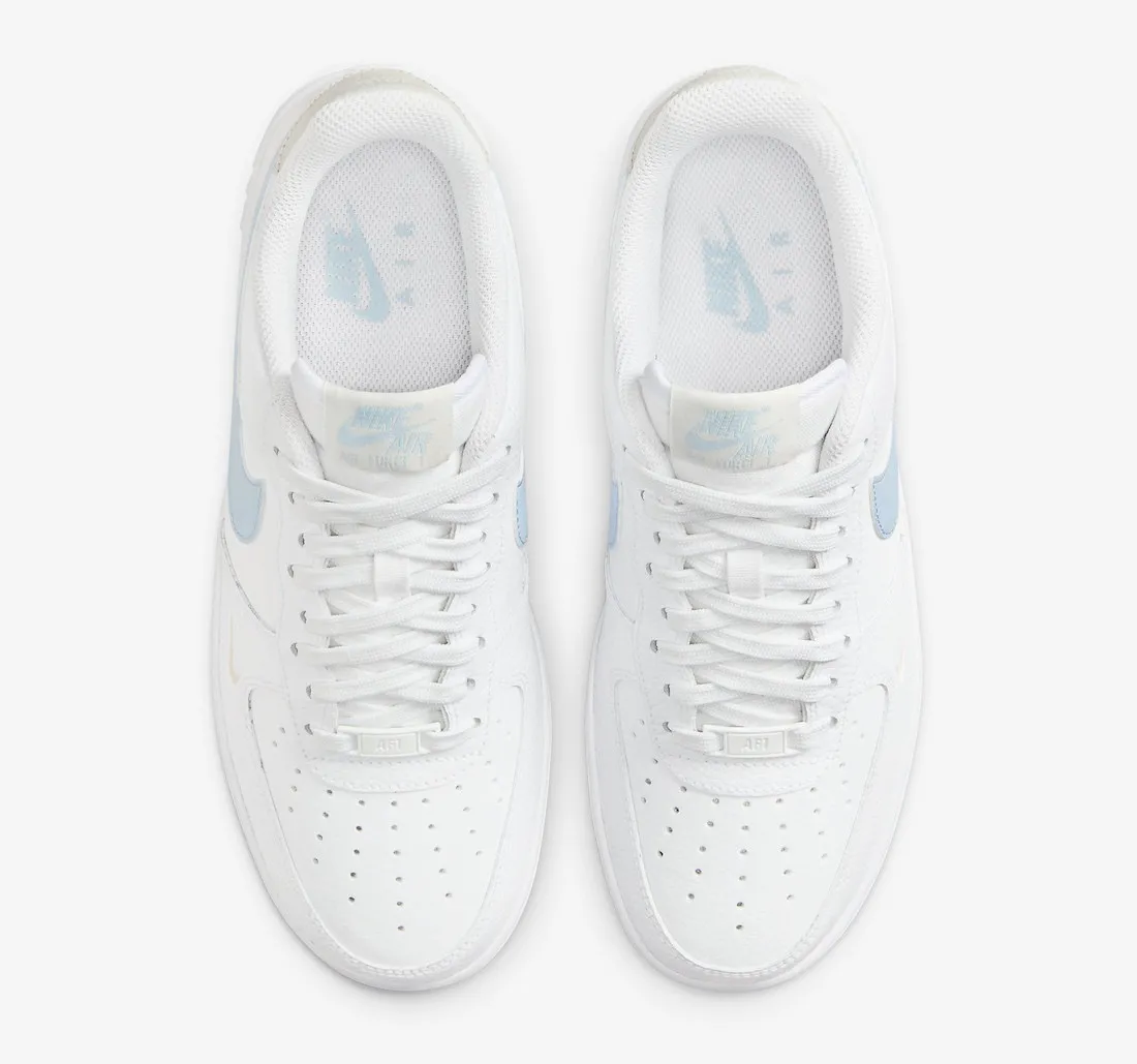 Nike Air Force 1 Low White Light Armory Blue Light Bone HF0022-100