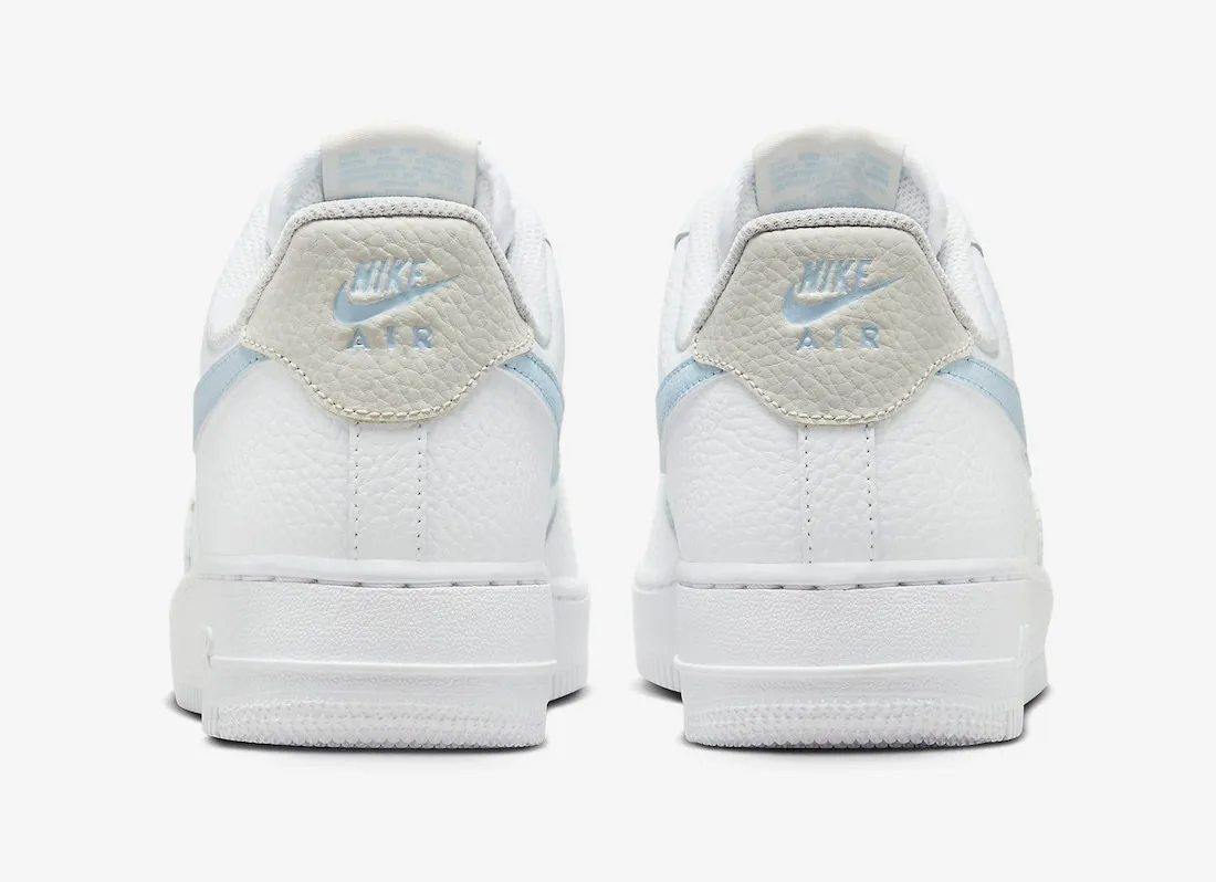 Nike Air Force 1 Low White Light Armory Blue Light Bone HF0022-100