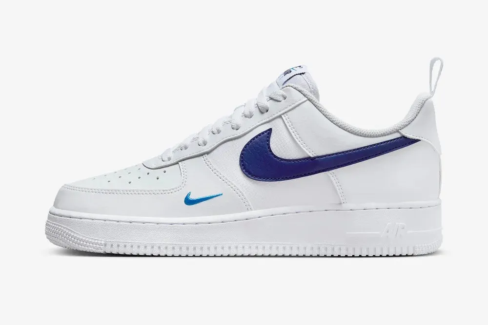 Nike Air Force 1 Low White Light Photo Blue Deep Royal Blue HF3836-100