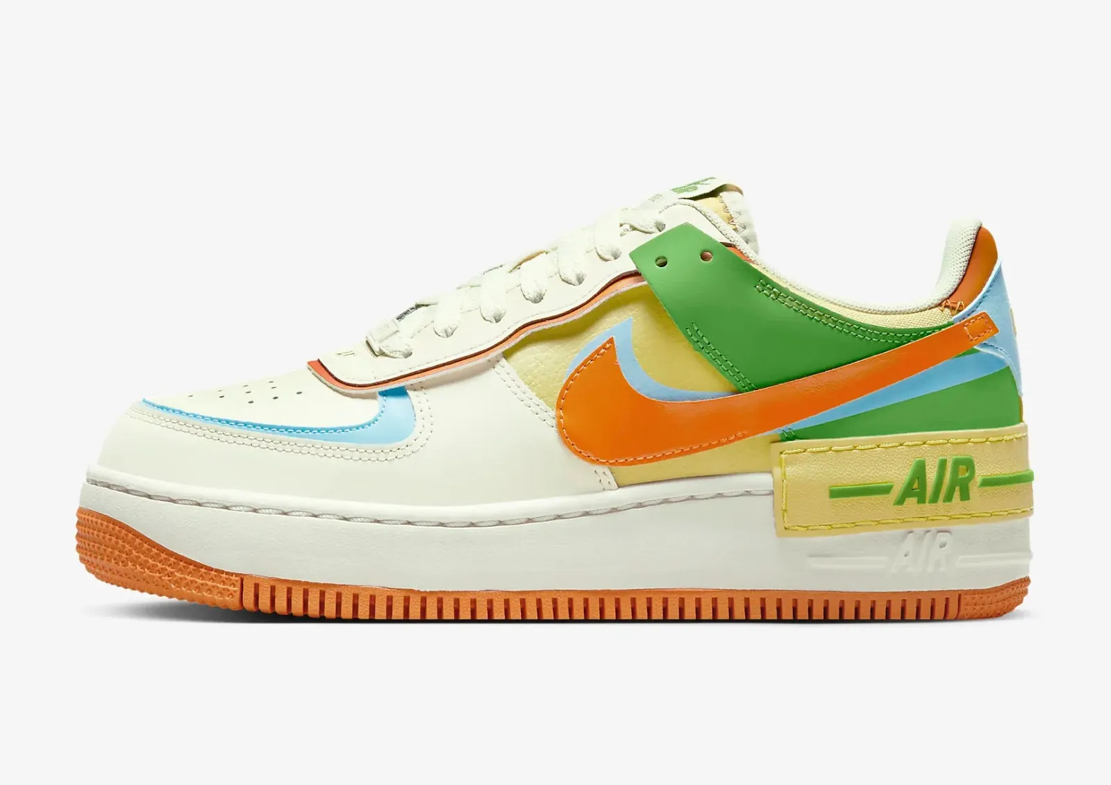 Nike Air Force 1 Shadow Coconuts Milk Monarch Multi Color DZ1847-103