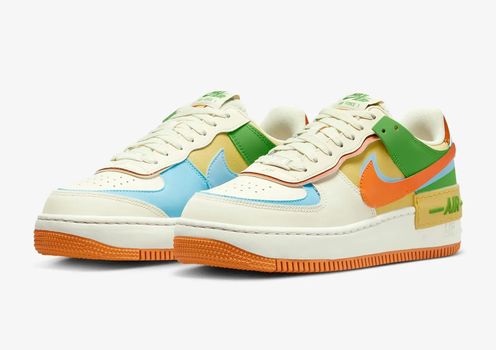 Nike Air Force 1 Shadow Coconuts Milk Monarch Multi Color DZ1847-103