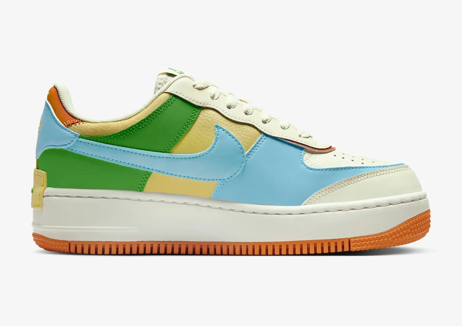 Nike Air Force 1 Shadow Coconuts Milk Monarch Multi Color DZ1847-103