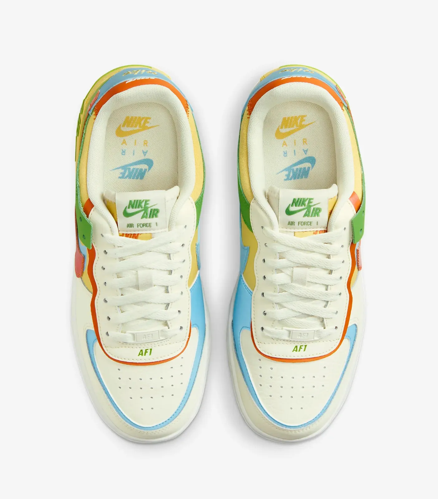 Nike Air Force 1 Shadow Coconuts Milk Monarch Multi Color DZ1847-103