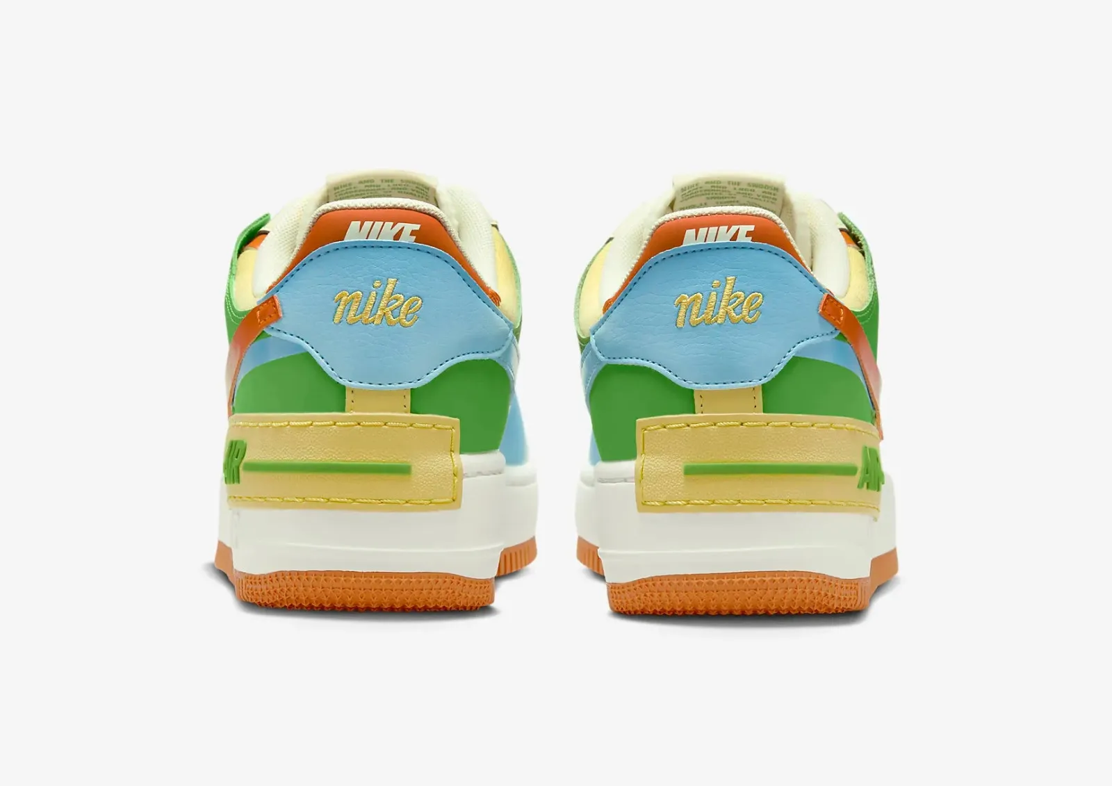 Nike Air Force 1 Shadow Coconuts Milk Monarch Multi Color DZ1847-103