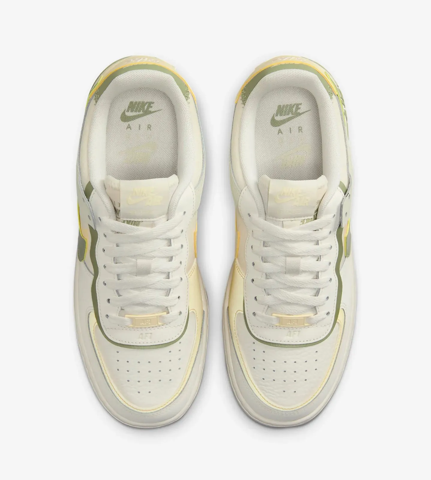 Nike Air Force 1 Shadow Sail Alabaster Pale Ivory Oil Green FN6335-101