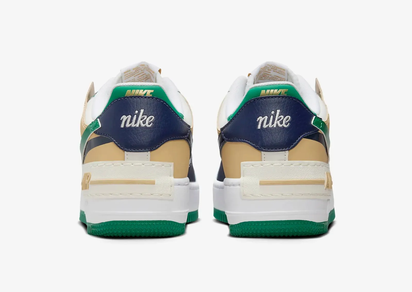 Nike Air Force 1 Shadow White Malachite Sesame DZ1847-102