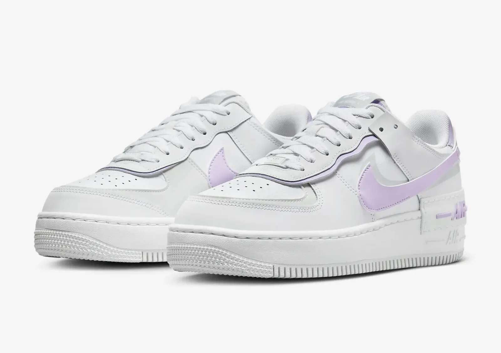 Nike Air Force 1 Shadow White Photon Dust Lilac Bloom FN6335-102