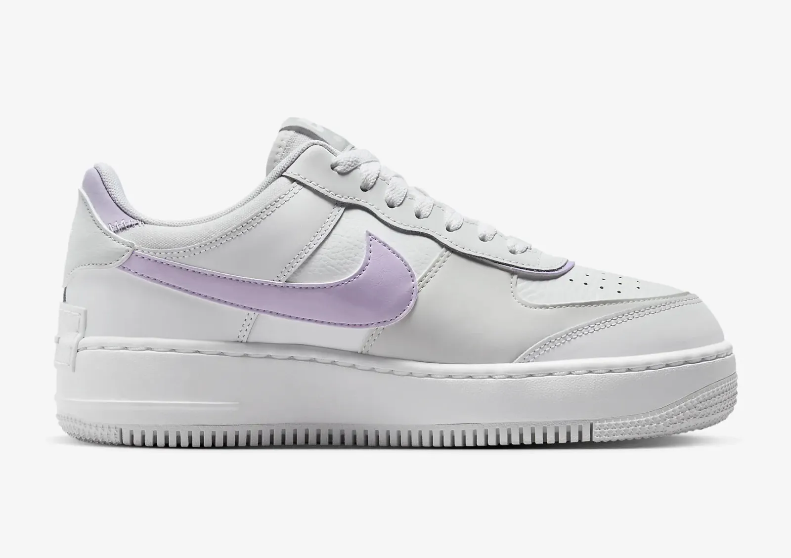 Nike Air Force 1 Shadow White Photon Dust Lilac Bloom FN6335-102