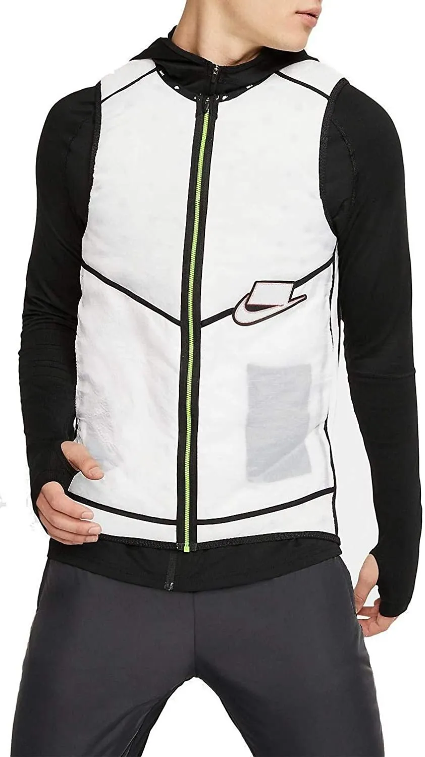 Nike Mens Wild Run Aerolayer Vest Bv5619-100