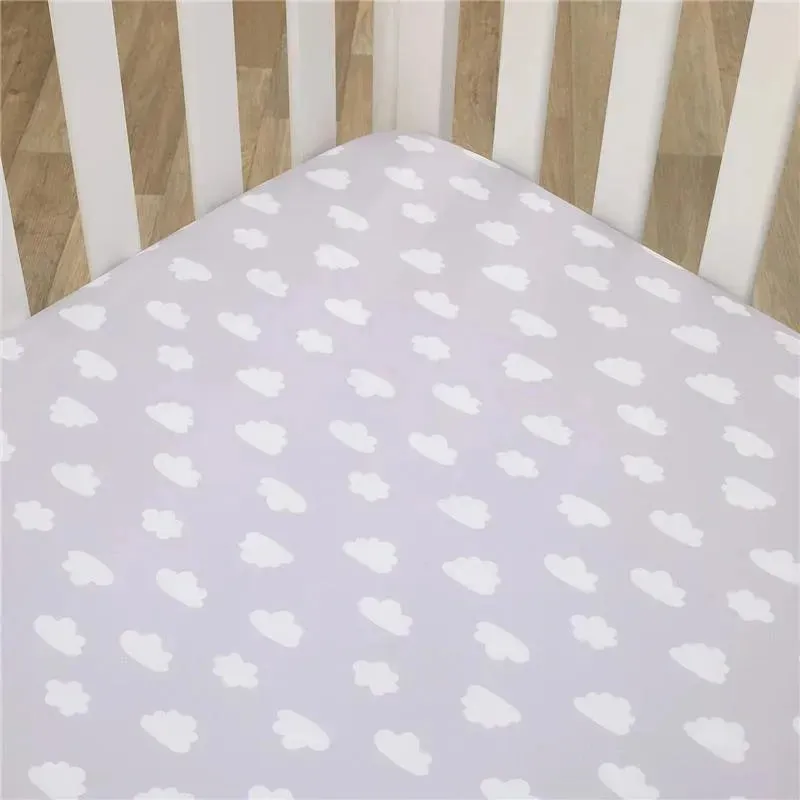 Nojo - Carter's Sleepy Sheep Cloud Super Soft Fitted Crib Sheet