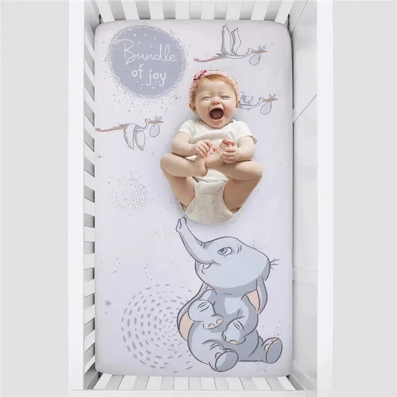 Nojo - Disney Dumbo Sweet Little Baby Fitted Crib Sheet