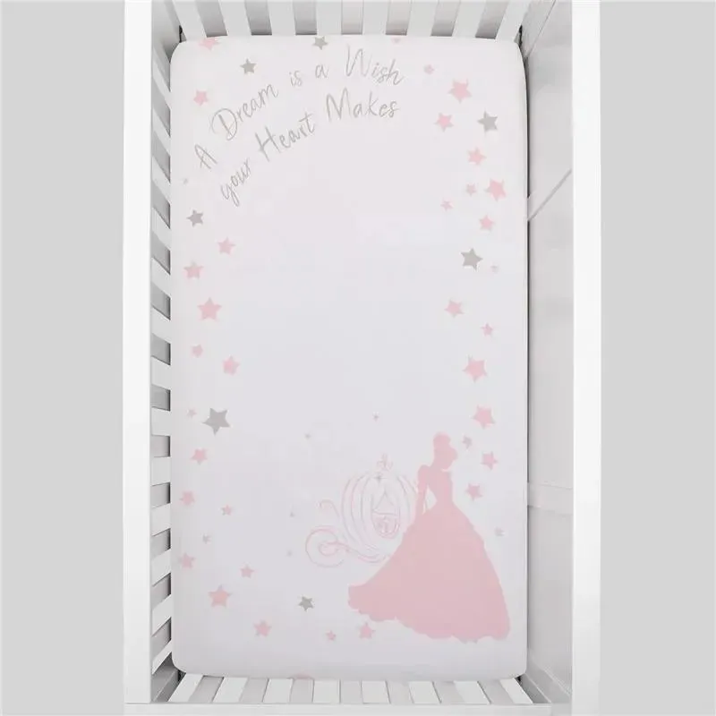 Nojo - Disney Princess Enchanting Dreams Fitted Crib Sheet