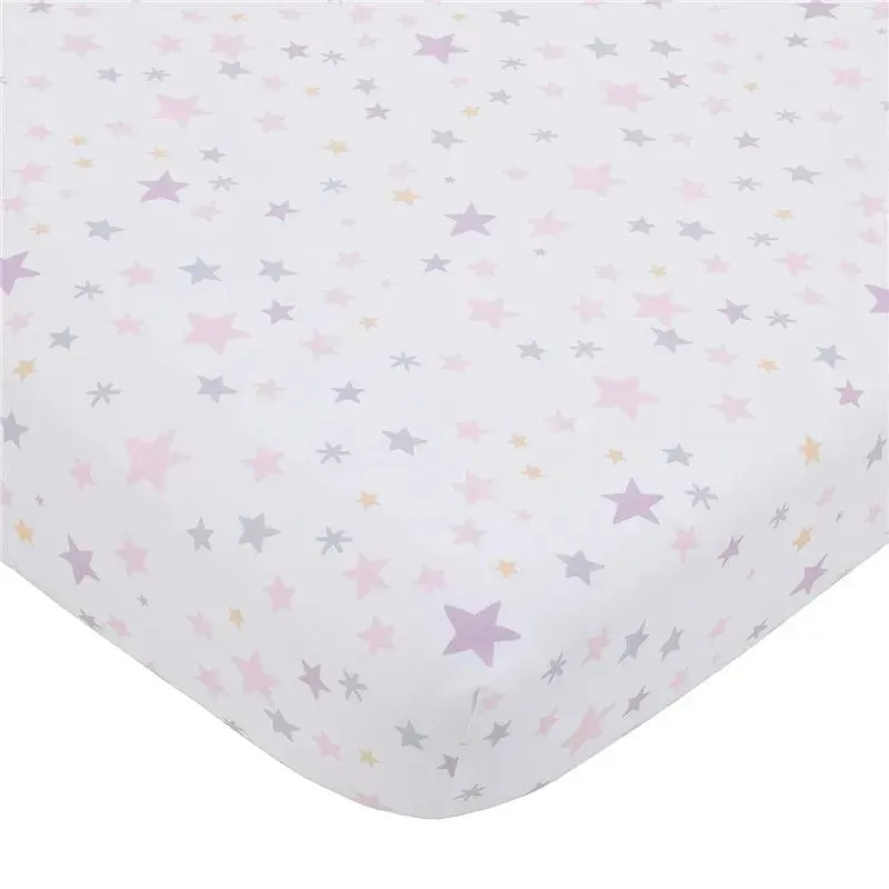 Nojo - Shine On My Love Fitted Crib Sheet Girl